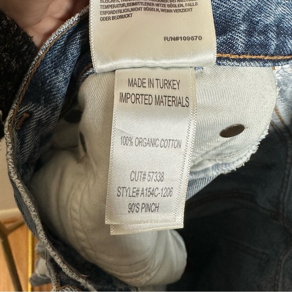 Agolde 90s Pinch Waist Jeans in Backdrop - Picture 8 of 10